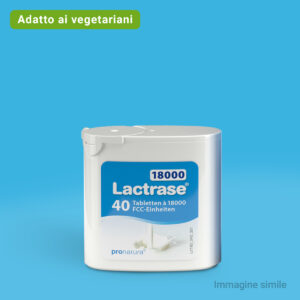 Lactrase 18000 compresse di lattasi da assumere in caso di intolleranza al lattosio